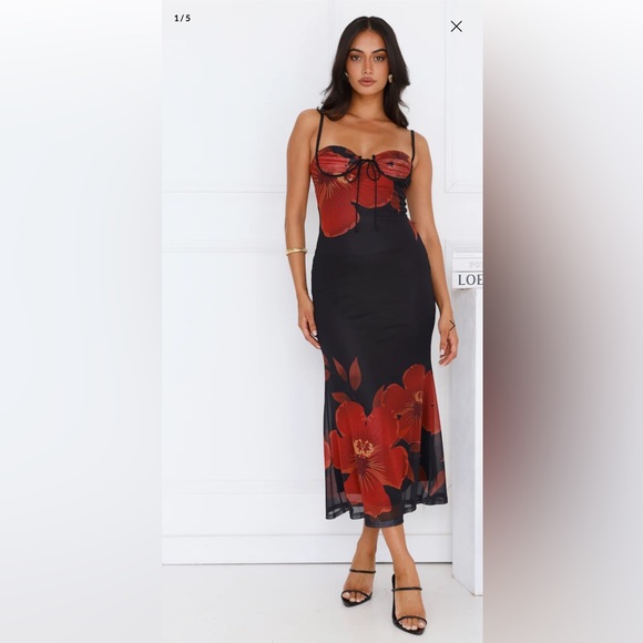 Hello Molly Dresses & Skirts - Hello Molly Stylish Shores Mesh Maxi Dress